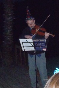 Hal providing after dinner entertainment